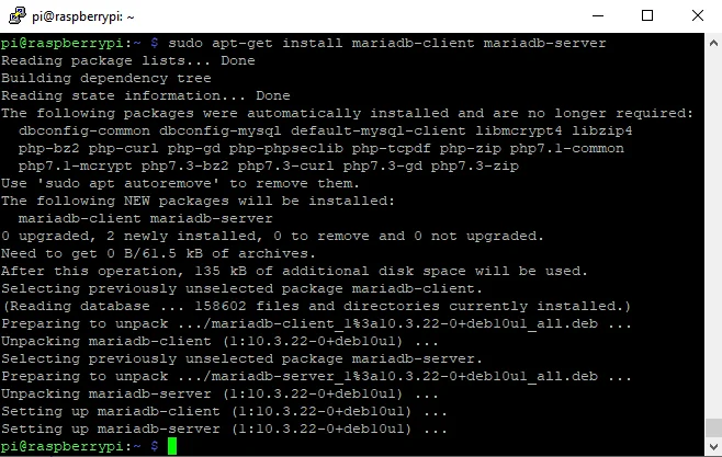 mariadb Shell installation